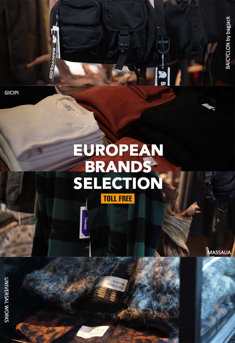 EUROPEAN BRANDS SELECTION | TOLLFREE | トールフリー | 聖林公司 | ファッション通販