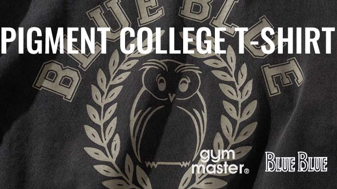 GYMMASTER × BLUE BLUE PIGMENT COLLAGE T-SHIRT | BLUE BLUE | Blue Blue