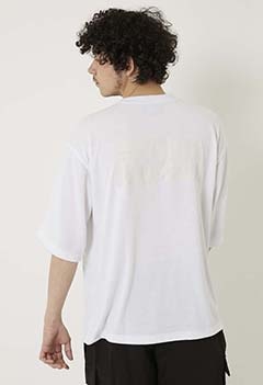 ABU GARCIA リフレクションロゴ ドライ Tシャツ（M / WHITE）