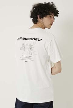 ABU GARCIA アンバサダー グラフィック Tシャツ（M / WHITE）