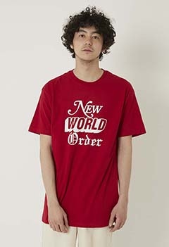AM SS22-TS007 AM NWO Tシャツ（M / RED）