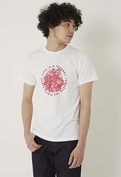 サークルロゴ チェリーブロッサム Tシャツ（XS / WHITE）