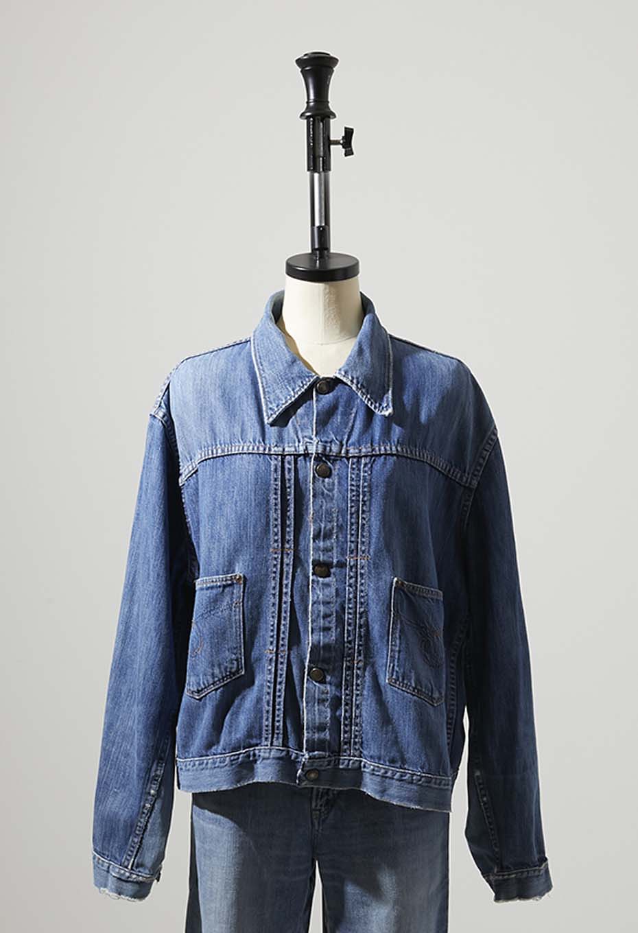 VINTAGE|Tops|VINTAGE STORE BRAND DENIM JACKET 50-60s