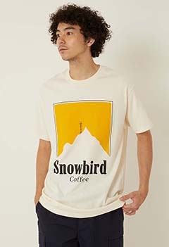 SNOWBIRD COFFEE TWIN PEAKS Tシャツ（M / NATURAL）