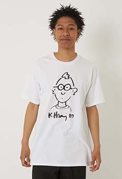 Keith Haring /US made keith 89 Tシャツ（L / WHITE）