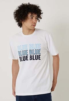 トリプル BLUE BLUE ショートスリーブ Tシャツ