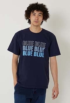 トリプル BLUE BLUE ショートスリーブ Tシャツ