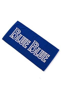 BLUE BLUEロゴ バスタオル