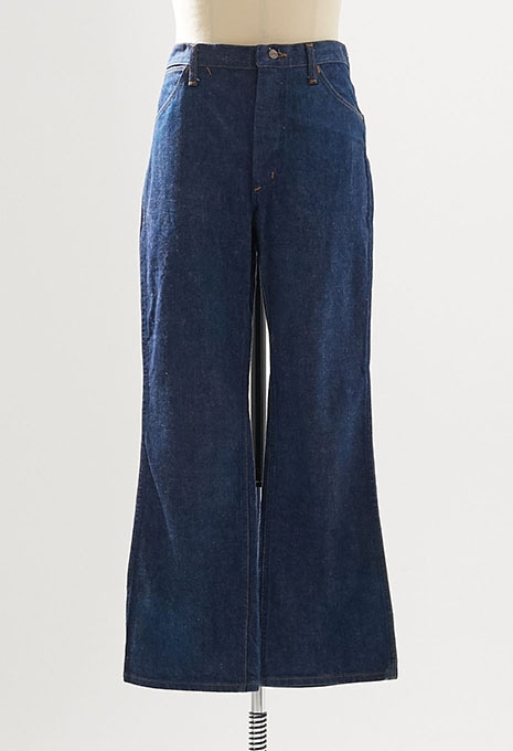 Womens Clothing Jeans Wide-leg jeans Zimmermann Contrast-stitch Flared-leg Denim Jeans in Blue 