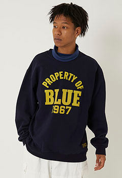 SOUTHERN MFG CO. BLUEBLUE PROPERTY OF BLUE スウェット