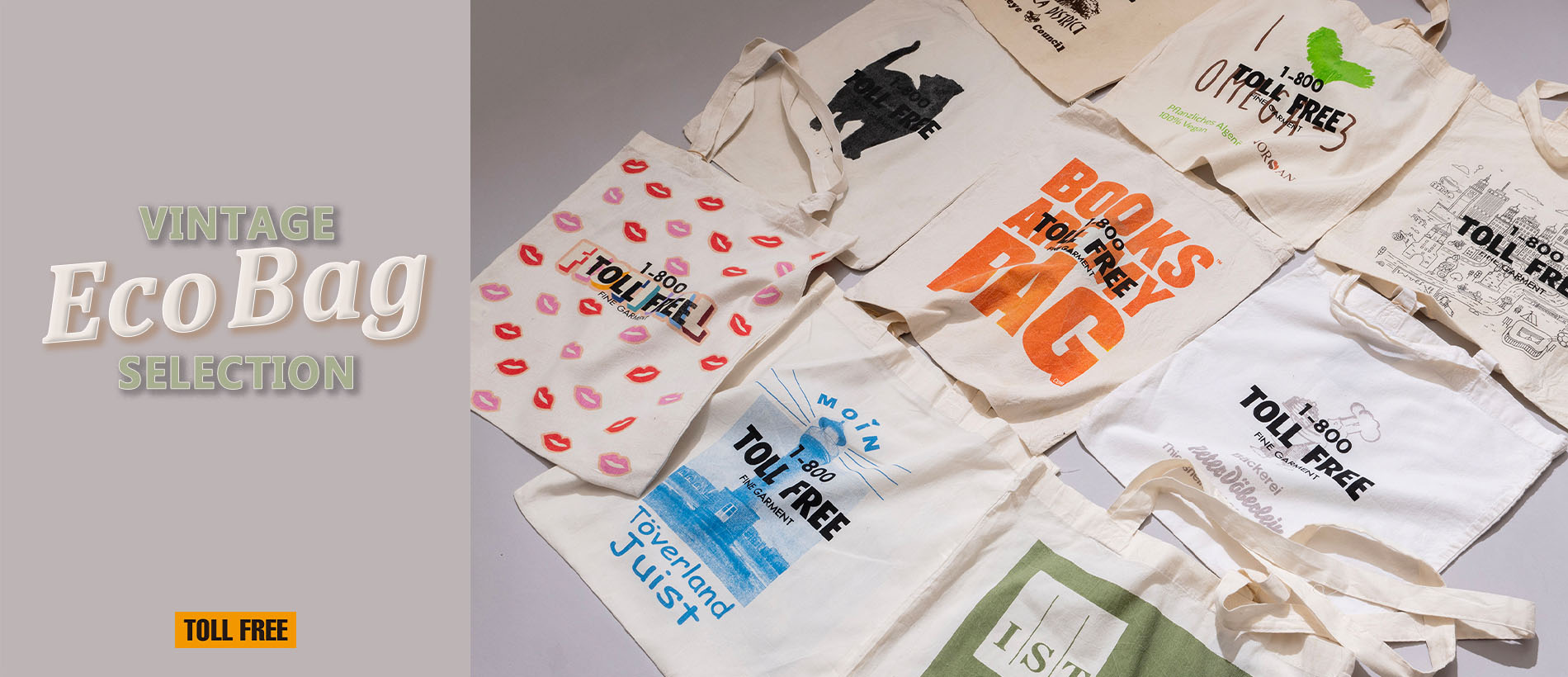 SÉLECTION VINTAGE | REMAKE ECOBAG | TOLL FREE | Seirin Co., Seilin & Co.