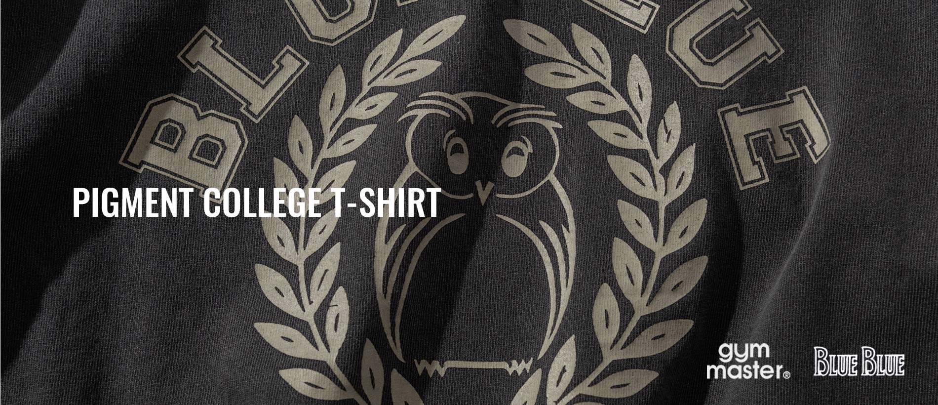 GYMMASTER × BLUE BLUE PIGMENT COLLAGE T-SHIRT | BLUE BLUE | ブルーブルー