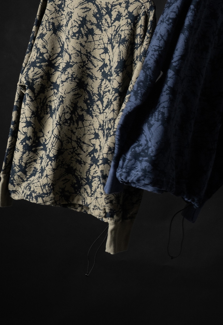 URAKE PRINT PULLOVER & EASY PANTS | BLUE BLUE JAPAN | ブルーブルージャパン
