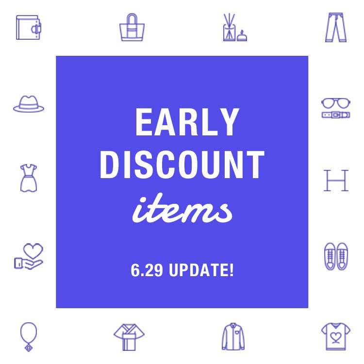 Early discount items