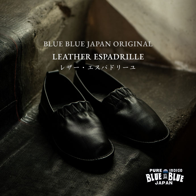 LEATHER ESPADRILLE | BLUE BLUE JAPAN | ブルーブルー ジャパン