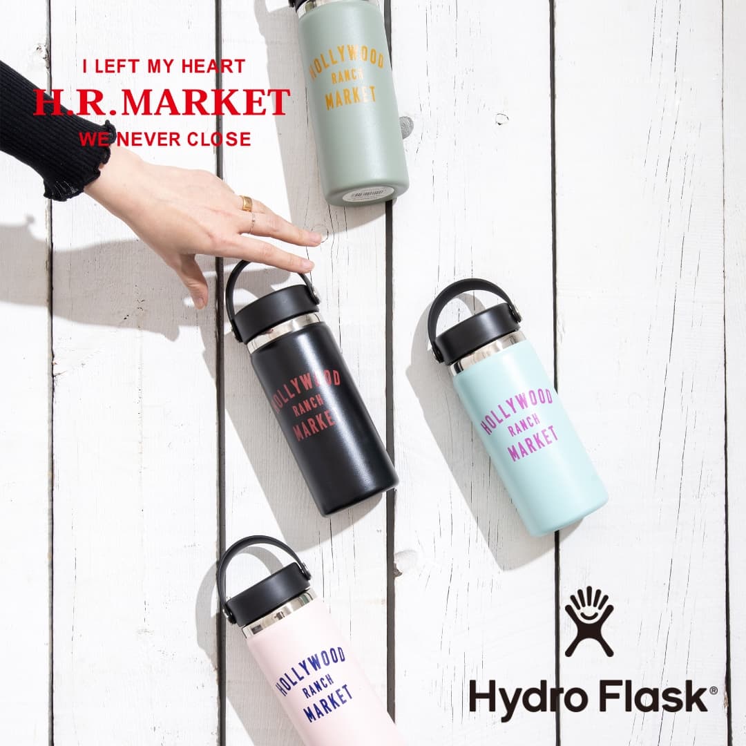 HOLLYWOOD RANCH MARKET × HYDRO FLASK | 16oz ワイドマウス | ハリウッド ランチ マーケット | 聖林公司