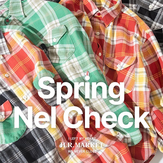 SPRING NEL CHECK SERIES | スプリングネルチェックシリーズ  | HOLLYWOOD RANCH MARKET | ハリウッド ランチ マーケット