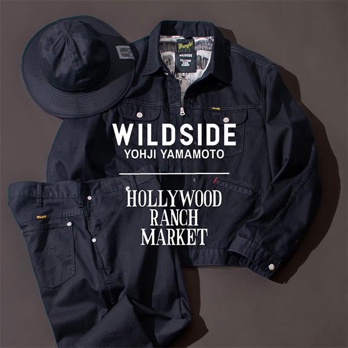 WILDSIDE YOHJI YAMAMOTO × HOLLYWOOD RANCH MARKET | WILDSIDE YOHJI YAMAMOTOとHRMとのコラボレーション第3弾がローンチ | HOLLYWOOD RANCH MARKET | ハリウッド ランチ マーケット