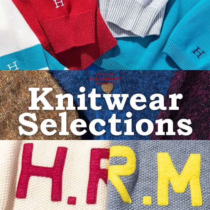 Knitwear Selections | 今季を彩る、タイムレスなニットたち。 | おすすめ ニット セレクション | HOLLYWOOD RANCH MARKET | ハリウッド ランチ マーケット