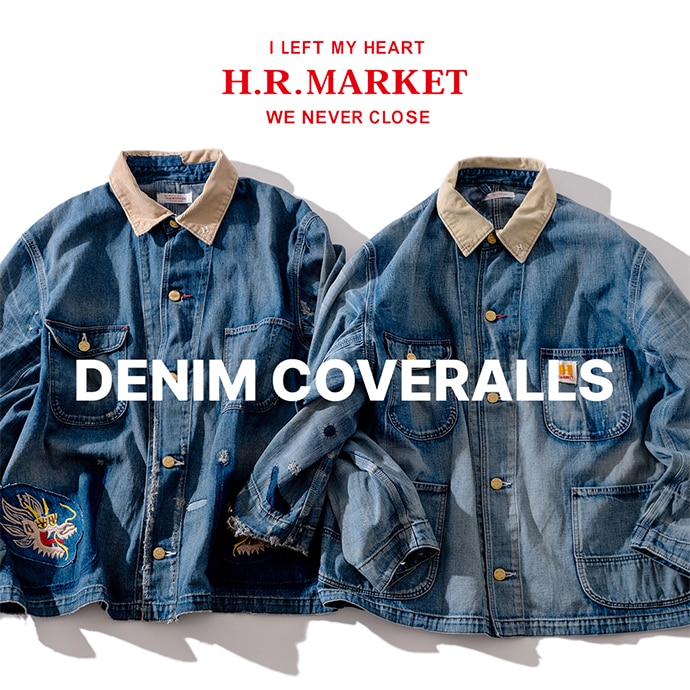 DENIM COVERALLS | デニムカバーオール | HOLLYWOOD RANCH MARKET | ハリウッド ランチ マーケット
