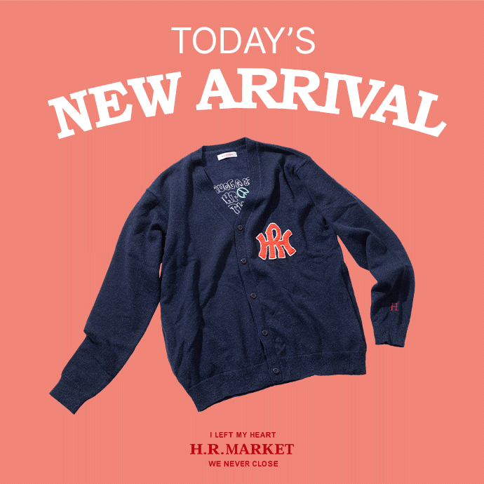 希少 ハリウッドランチマーケット　HR.REMAKE リバーシブル MA-1 L 楽天市場】HRリメイク/H.R.REMAKE ダブルHRMパッチクルーネック