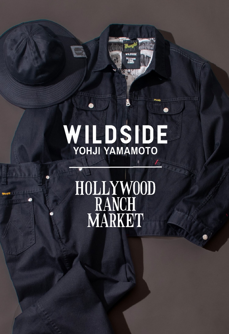 WILDSIDE YOHJI YAMAMOTO × HOLLYWOOD RANCH MARKET | WILDSIDE YOHJI YAMAMOTOとHRMとのコラボレーション第3弾がローンチ | HOLLYWOOD RANCH MARKET | ハリウッド ランチ マーケット