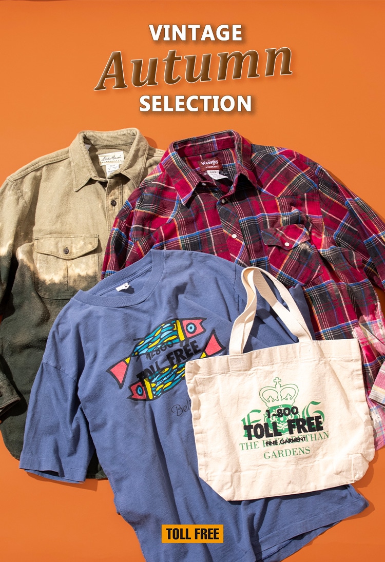 VINTAGE SELECTION | BLEACH SHIRT | TOLL FREE | トールフリー