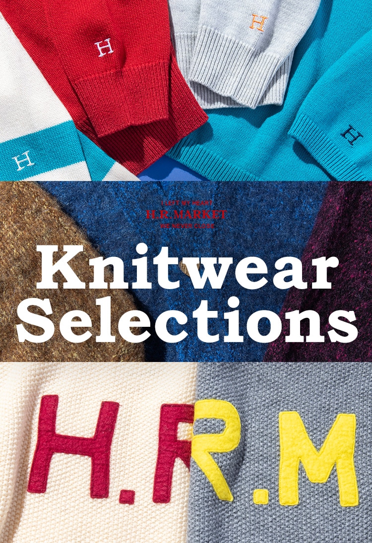 Knitwear Selections | 今季を彩る、タイムレスなニットたち。 | おすすめ ニット セレクション | HOLLYWOOD RANCH MARKET | ハリウッド ランチ マーケット