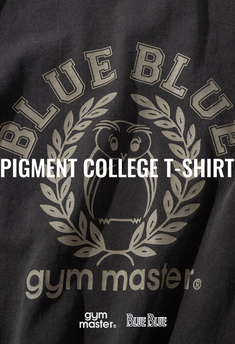 GYMMASTER × BLUE BLUE PIGMENT COLLAGE T-SHIRT | BLUE BLUE | ブルーブルー