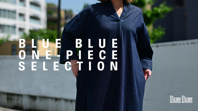 【BLUE BLUE JAPAN】モッズコート BLACK Size:１（S） リサイクルダウン|ダウン|インディゴ|インディゴナイロンサテン|BLUE