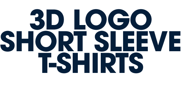 3D LOGO SHORT SLEEVE T-SHIRTS