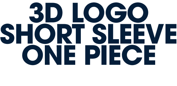 3D LOGO SHORT SLEEVE ONE PIECE