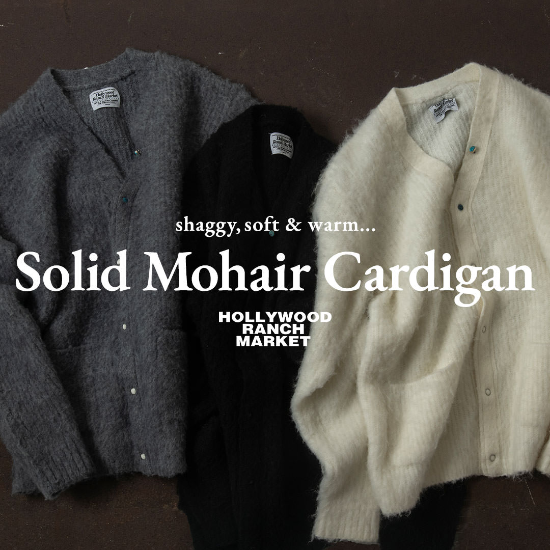 solid mohair cardigan | ソリッド モヘアカーディガン | HOLLYWOOD ...