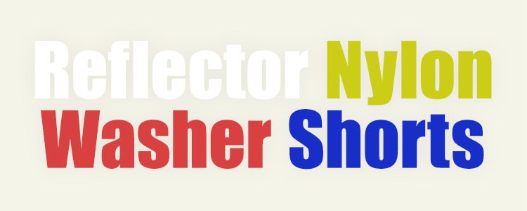 リフレクター HRMARKETプリント ナイロンタッサー レッグスフリーショーツ