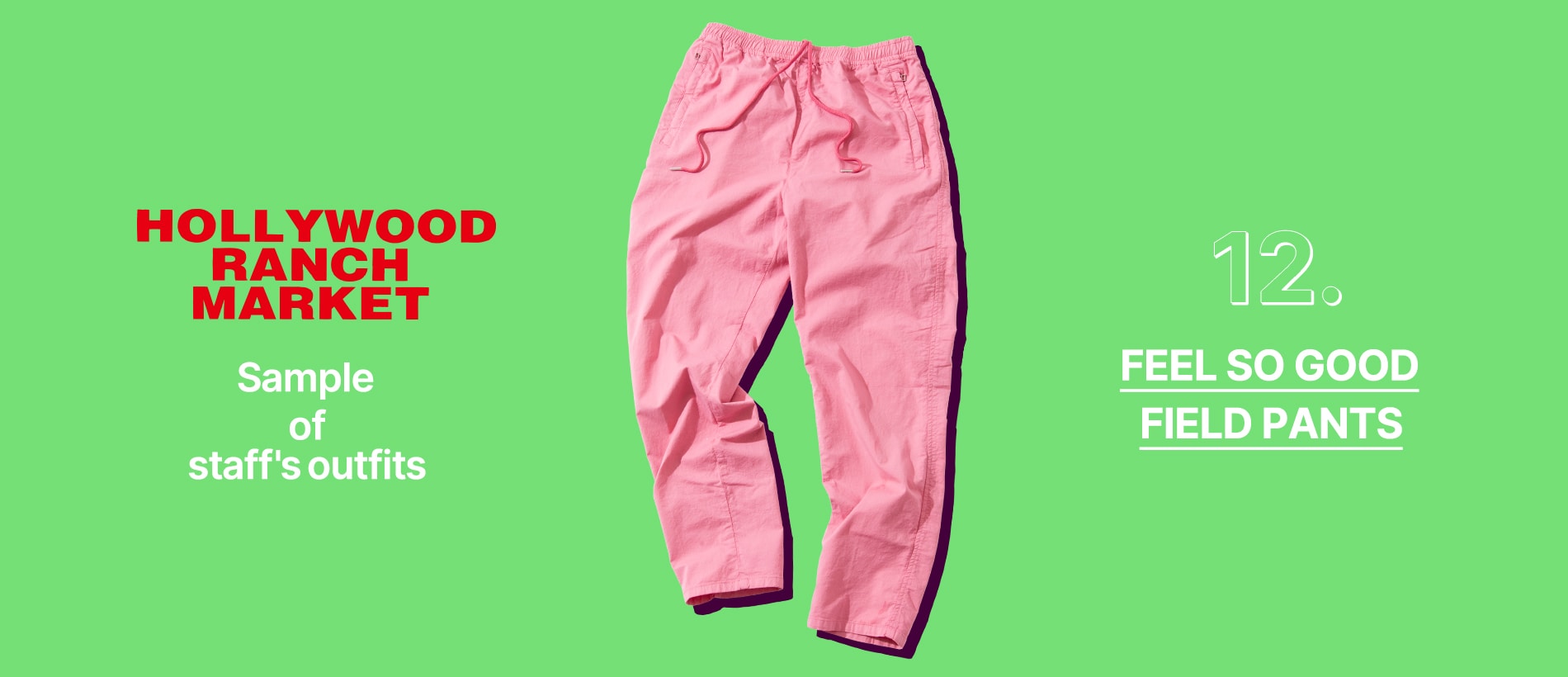 HOLLYWOOD RANCH MARKET Sample of staff's outfits | 聖林公司