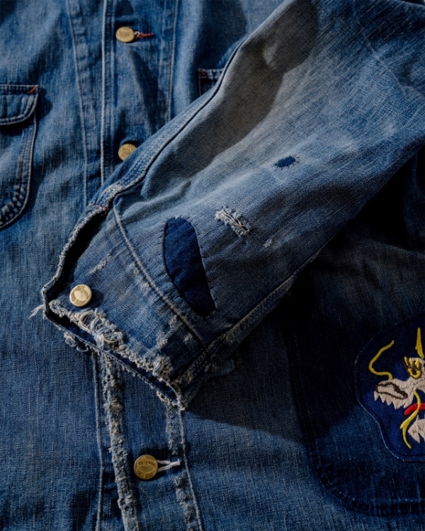 リメイク デニム カバーオール