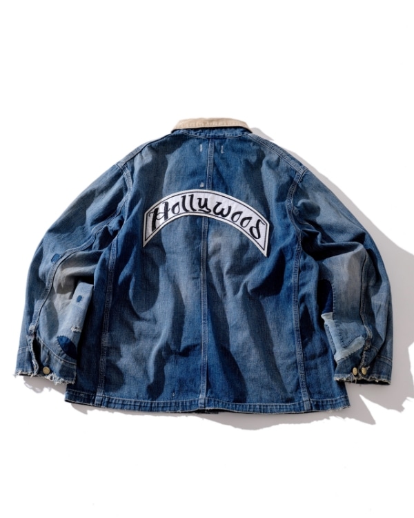 リメイク デニム カバーオール