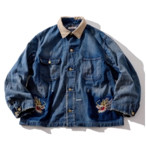 リメイク デニム カバーオール