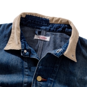 リメイク デニム カバーオール