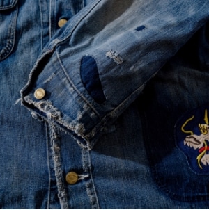 リメイク デニム カバーオール