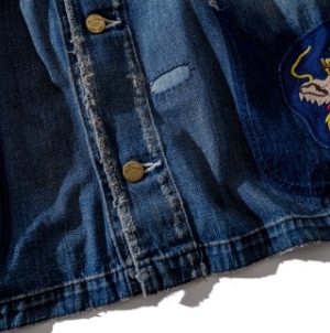 リメイク デニム カバーオール