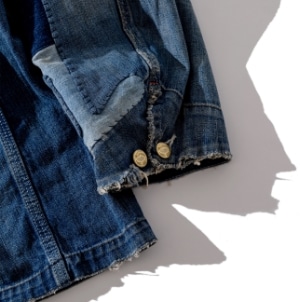 リメイク デニム カバーオール