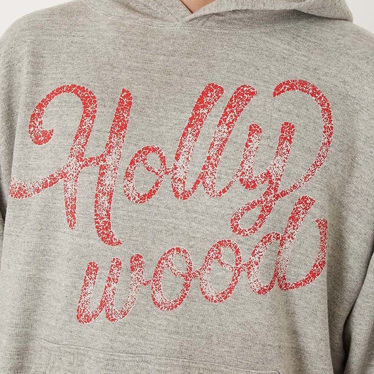 スワッシュ HOLLYWOOD ピールドオフプリント フーディ