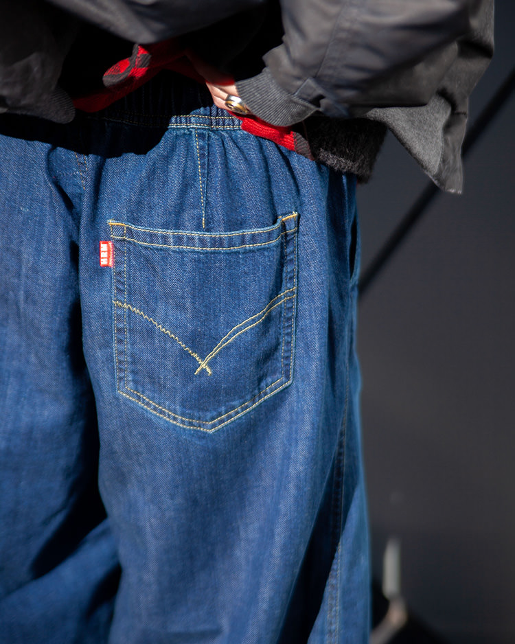 PA0144 オーガニックデニム バルーンパンツ