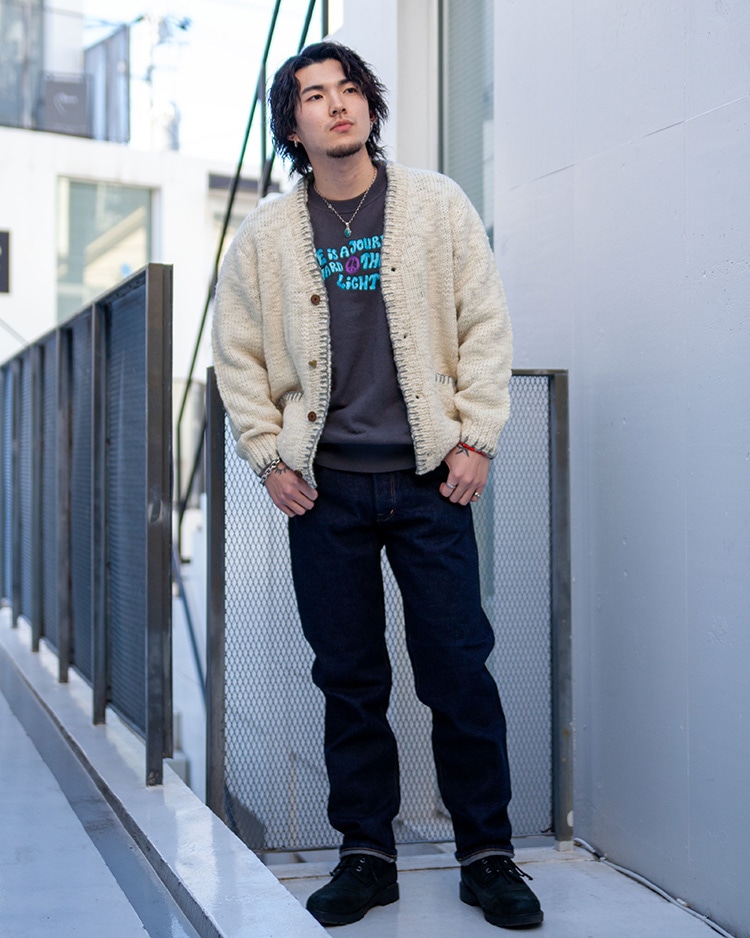 LIFE IS JOURNEY メランジ エンブロイダリー プルオーバー