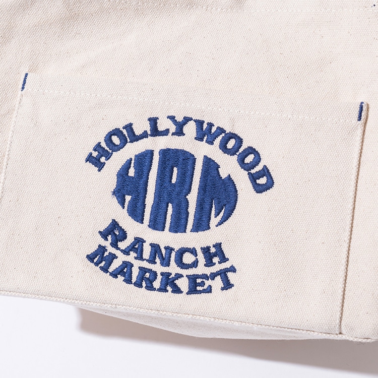 オーバル HRM エンブロイダリーキャンバスバッグ