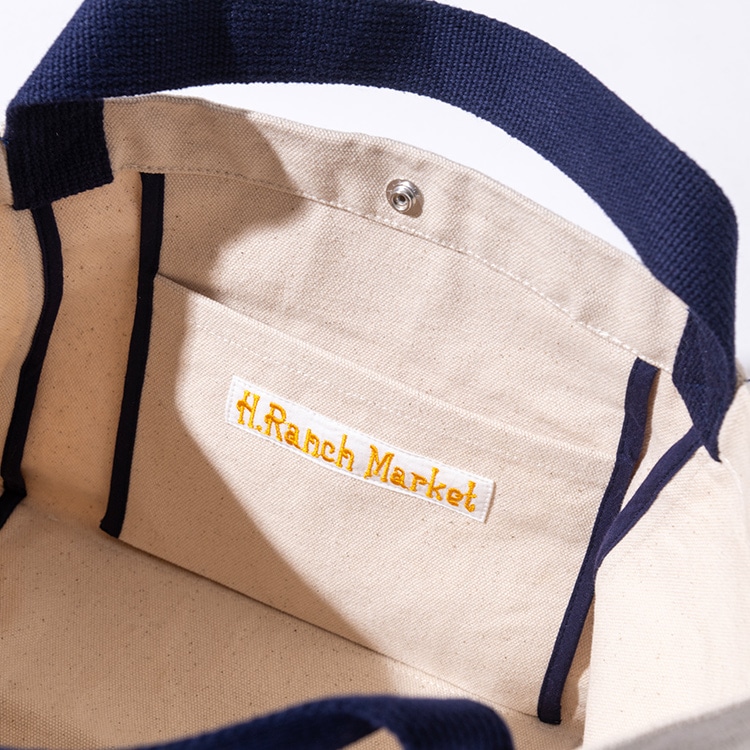 オーバル HRM エンブロイダリーキャンバスバッグ