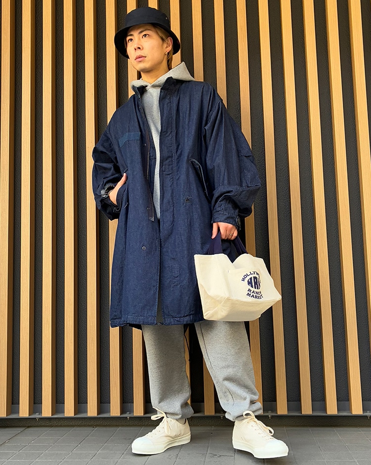 オーバル HRM エンブロイダリーキャンバスバッグ