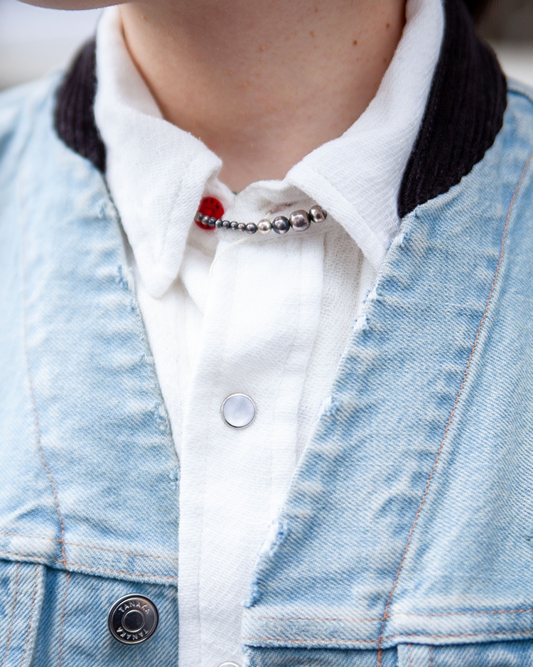 オーバル HRM エンブロイダリーキャンバスバッグ