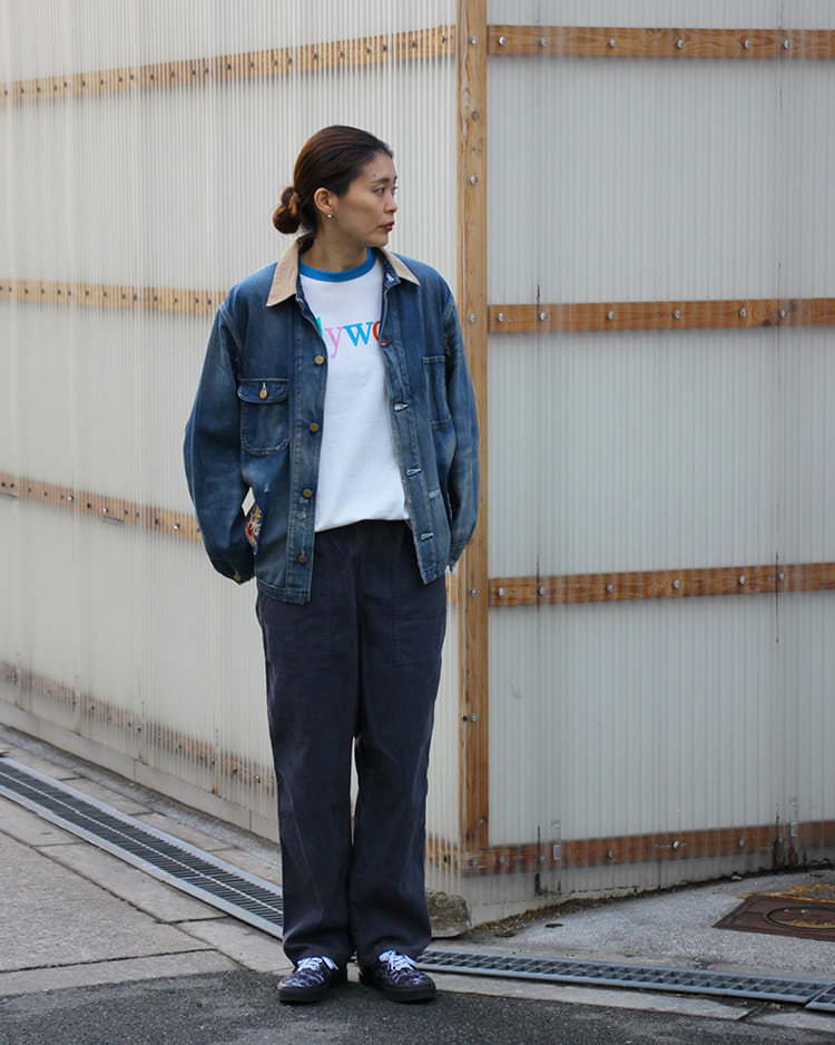 オーバル HRM エンブロイダリーキャンバスバッグ